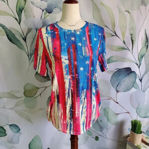 American Flag Tee sz M